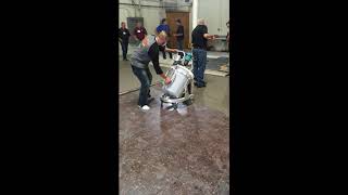 Mix 100kg 220lbs of Self Levelling Compound in 3 minutes [upl. by Callista796]