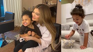 Kylie Jenner’s Daughter Stormi Does the Candy Challenge PERFECTLY [upl. by Llener442]