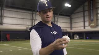 Tuesday Tip Outfielder’s Throwing Program Ball Flight Drill by James Ramsey from 21 World Baseball [upl. by Icat]