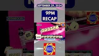 Lotto Result September 29 2024 9PM Draw  COMPLETE LOTTO RESULTS PCSO pcsolottoresulttoday [upl. by Drahnreb]