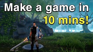 How to Make a Game in 10 Minutes and then publish it [upl. by Annohsat]