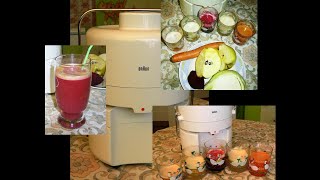 Function check Juicer BRAUN MP50We make fruit and vegetable juice [upl. by Nysilla99]