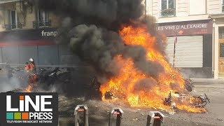 Gilets jaunes Acte 23  Paris sous très haute tension  Paris  France 20 avril 2019 [upl. by Arelc559]