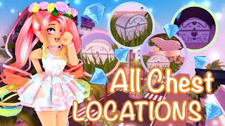 💎FREE DIAMONDS💎 All CHEST LOCATIONS in Diamond Beach EASY TO FOLLOWRoyale High Summer 2021 [upl. by Lea]