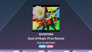 Rhythm Hive  SEVENTEEN  God of Music Trot Remix  All Marvelous with 2 exce  Super Hard Lv16 [upl. by Inaffyt]