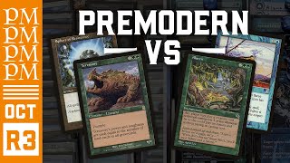 Terra Oath vs Aluren Combo  Round 3  October Premodern MTG Tournament [upl. by Hutchins]