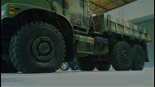 CTIS Central Tire Inflation System Oshkosh MTVR 6x6 Military Truck [upl. by Athal]