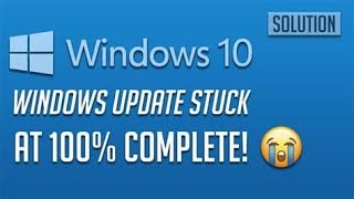 How to fix windows 10 update stuck at 100 on checking for updates 2 methods 2021 [upl. by Madelyn164]