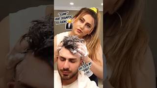 ASMR Head Massage Shampoo and Back Massage asmr relaxing asmrsounds hair [upl. by Panta]