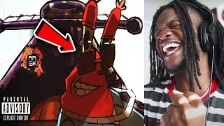 KRUSTY KREW ANTHEM BACK ON THE GRILL prod oddwin amp ayeshark MUSIC VIDEO REACTION [upl. by Arhez]