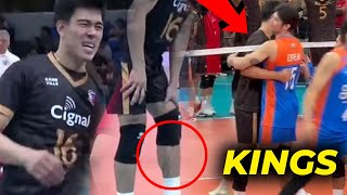 BALEWALA ang sakit ng cramps kay Bryan Bagunas Battle of the Philippine Volleyball Kings [upl. by Wivina]