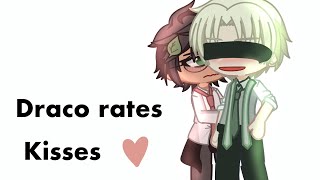 Draco rates kisses  Drarry  HP Gacha [upl. by Anerres124]