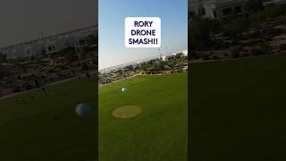 Rory McIlroy Hits Drone Out Of The Sky 🚀 [upl. by Janelle613]