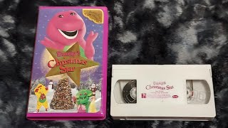 OpeningClosing Of Barneys Christmas Star VHS From 2002 Special Guest Star Dan Sobel [upl. by Dnallor729]