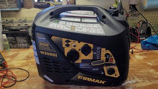 Firman 2000 Watt Inverter Generator Review [upl. by Aiden]