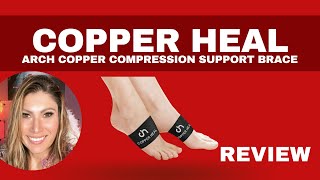 COPPER HEAL Arch Copper Compression Support Brace REVIEW [upl. by Aytnahs]