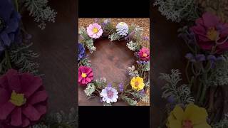 Pine Cone Wreath Pine Cone Flowers pinecones diy crafts crafting [upl. by Dauf347]