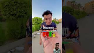 Jelly juice 🥤 eating challenge game in street  ASMR jelly juice satisfying challengeeatingshow [upl. by Cyril]