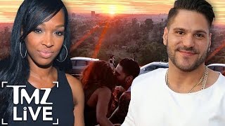 New Couple Alert JERSEY SHORE RONNIE amp MALIKA  TMZ Live [upl. by Viviana563]