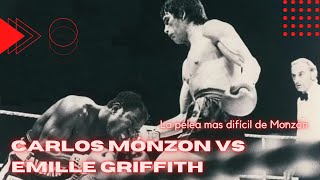 🥊Carlos Monzón vs Emille Griffith🥊 👊🔥La defensa más dura del campeon🔥👊 [upl. by Neellek]