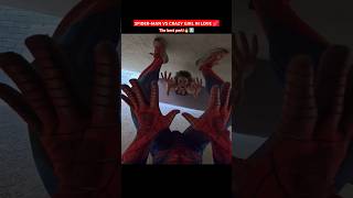 Best SpiderMan vs Crazy Girl in Love 💕 crazygirl spiderman love parkour minecraft best pov [upl. by Esmond]