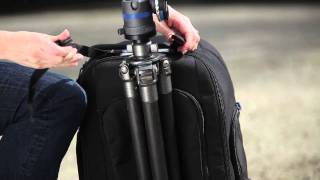 Attaching a Tripod to the StreetWalker Series Backpacks [upl. by Ylagam]