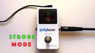 tc electronic POLYTUNE 3 tuner  BASS NO TALKING [upl. by Ollecram]