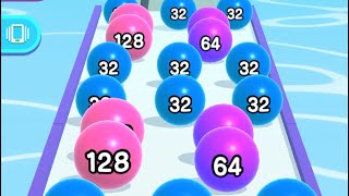 Ball Run 2048  All Levels Gameplay AndroidiOS Levels 441450 [upl. by Inaffyt]