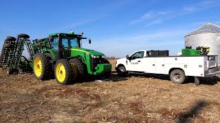 John Deere 8310R ILS leak amp Regeneration faults  Wrapping up harvest and field work [upl. by Ahsiel]