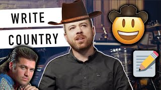 How To Write A Country Song explained by a professional [upl. by Benji]