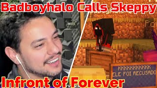 Forever Listens To Skeppys Call With Badboyhalo on QSMP Minecraft [upl. by Hermon]