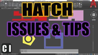 AutoCAD Hatch Problems amp Tips  Boundary Errors  Time Saving Tricks  2 Minute Tuesday [upl. by Lletnom930]