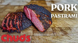 Pork Brisket Pastrami  Chuds BBQ [upl. by Urdna345]