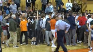 Chris Kenny hits a three at the buzzer and Middletown North beats Colts Neck 5453 [upl. by Ressan448]