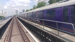 Spotted 109 with New Wrap Journey on MRT Kajang Line from Semantan to TTDI [upl. by Dnivra]