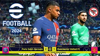 eFootball PES 2024 PPSSPP Chelito ANDROID OFFLINE New Transfer amp Kits 202324 Graphics HD Di Android [upl. by Oirretno111]