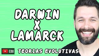 EVOLUÇÃO  DARWIN E LAMARCK  TEORIAS EVOLUTIVAS  Biologia com Samuel Cunha [upl. by Calondra6]