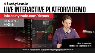 tastytrades Desktop Platform Live Demo  November 2023 [upl. by Rape631]