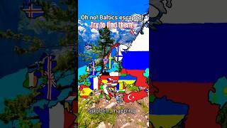 Help me Baltics sailed away Can you find them map mapping europe baltics [upl. by Annaiel]