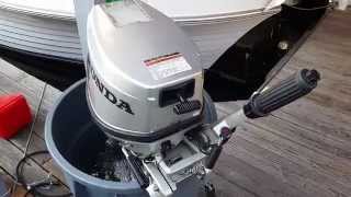 Honda Outboard Motor 8hp 4Stroke Long Shaft [upl. by Ajiak]