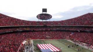 B2 Bomber Flyover Chiefs vs Ravens Playoffs [upl. by Eerised]