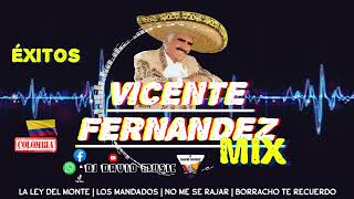 🔥Vicente Fernández 👑 MiX Edición 2025 ✘ Intro Oficial Dj David Music  Éxitos Populares 🎶 [upl. by Ijok]