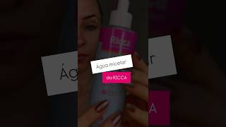 Água micelar RICCA skincare beleza cosmeticos [upl. by Notsek]