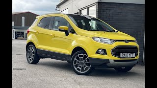 Used Ford EcoSport 10T EcoBoost Titanium I Motor Match Stafford [upl. by Kcired]