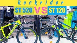 Decathlons Rockrider ST 520 Vs ST 120  Which one is a better MTB under ₹ 30000  ST120 ST520 [upl. by Winterbottom]