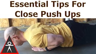 Essential Tip For Close Push Ups [upl. by Bouldon]