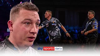 quotI didnt agree with what he saidquot 😡👀  Chris Dobey angry with Gary Anderson comment [upl. by Boak608]