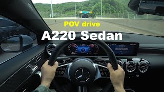 2024 Mercedes Benz A220 sedan POV drive [upl. by Sivraj]