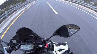 YAMAHA MT07 MT07FZ07 TOP SPEED최고속도Over 210kmh [upl. by Jocelyn]