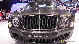 2015 Bentley Mulsanne Speed  Exterior and Interior Walkaround  Debut at 2014 Paris Auto show [upl. by Sauveur]